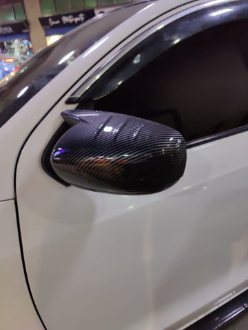 Suzuki alto side mirror carbon fiber batman style