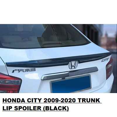 Honda City Trunk Lip Spoiler Black