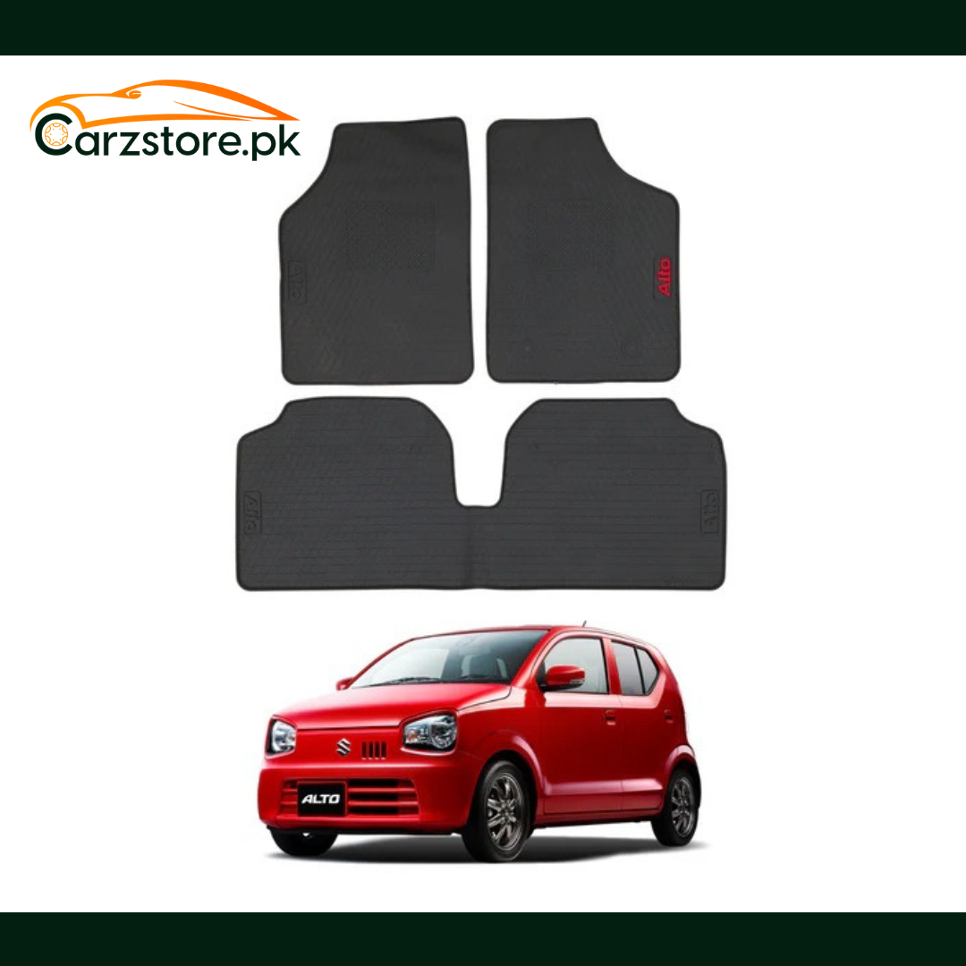 Suzuki Alto 660 PVC Rubber Latex Mats 3 Pcs