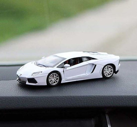 Dashboard Toy Car in White Color | Carzstore.pk