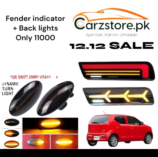 Suzuki Alto New Back Lava Light + Fender Smoke Indicator