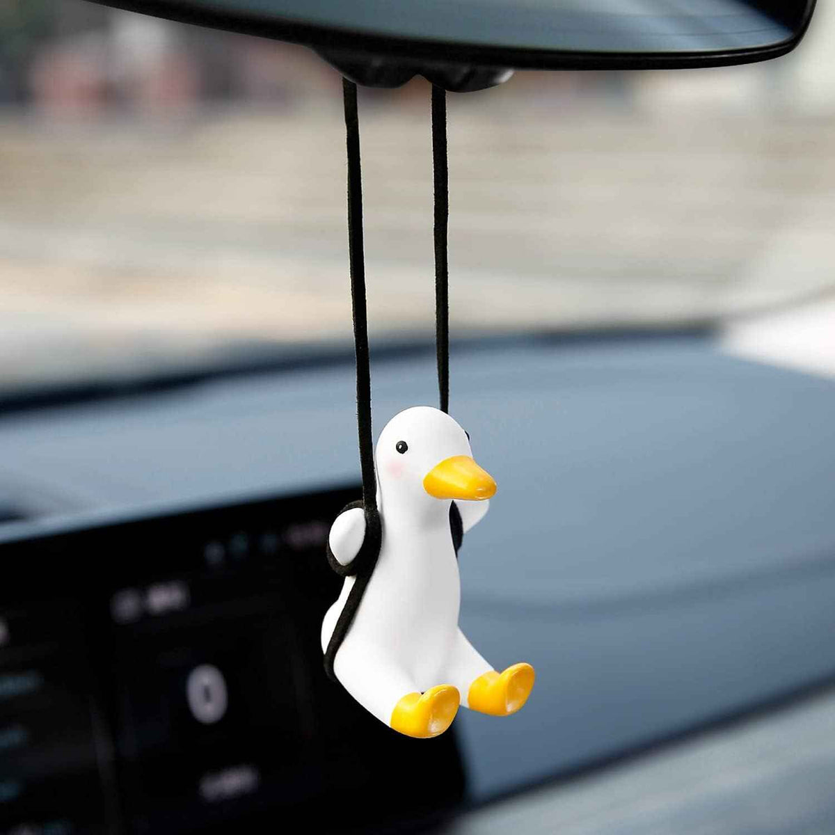 Quirk Up Your Ride: Duck Hanging Mirror Accessory | Carzstore.pk