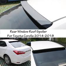 Corolla Roof Spoiler Fiber Painted Model 2015