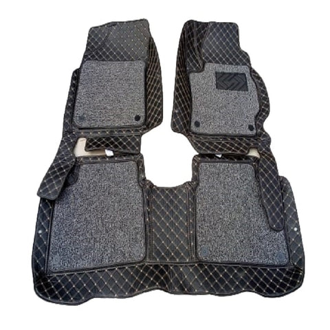 Toyota Corolla 9D Floor Mats Black 3 Pcs - Model 2015-2024