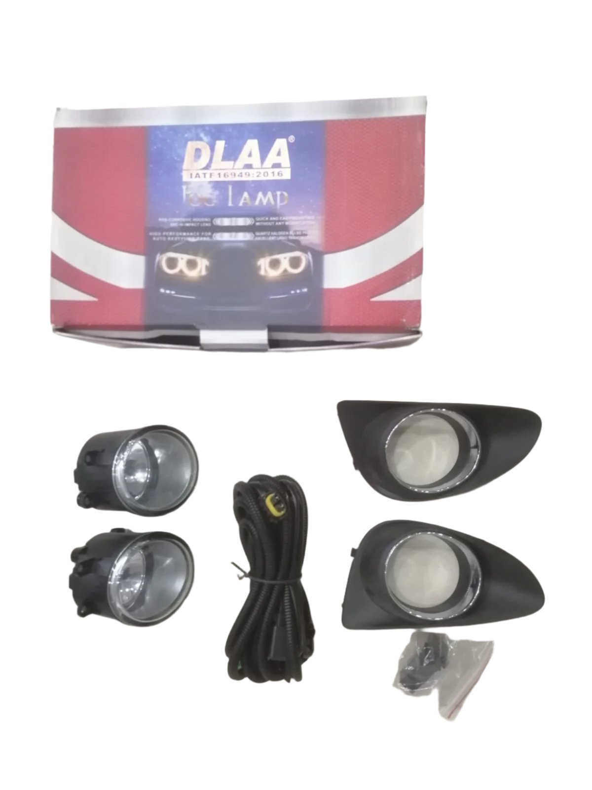 Toyota Vitz DLAA Fog Lamps With Cover Model 2013-2014