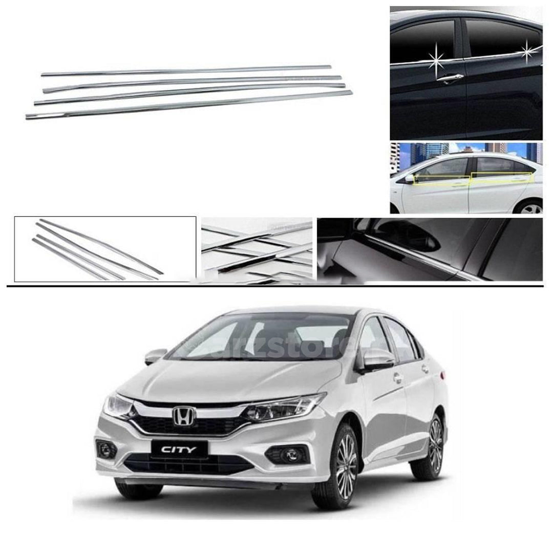 Honda City Window Chrome Weather Strips