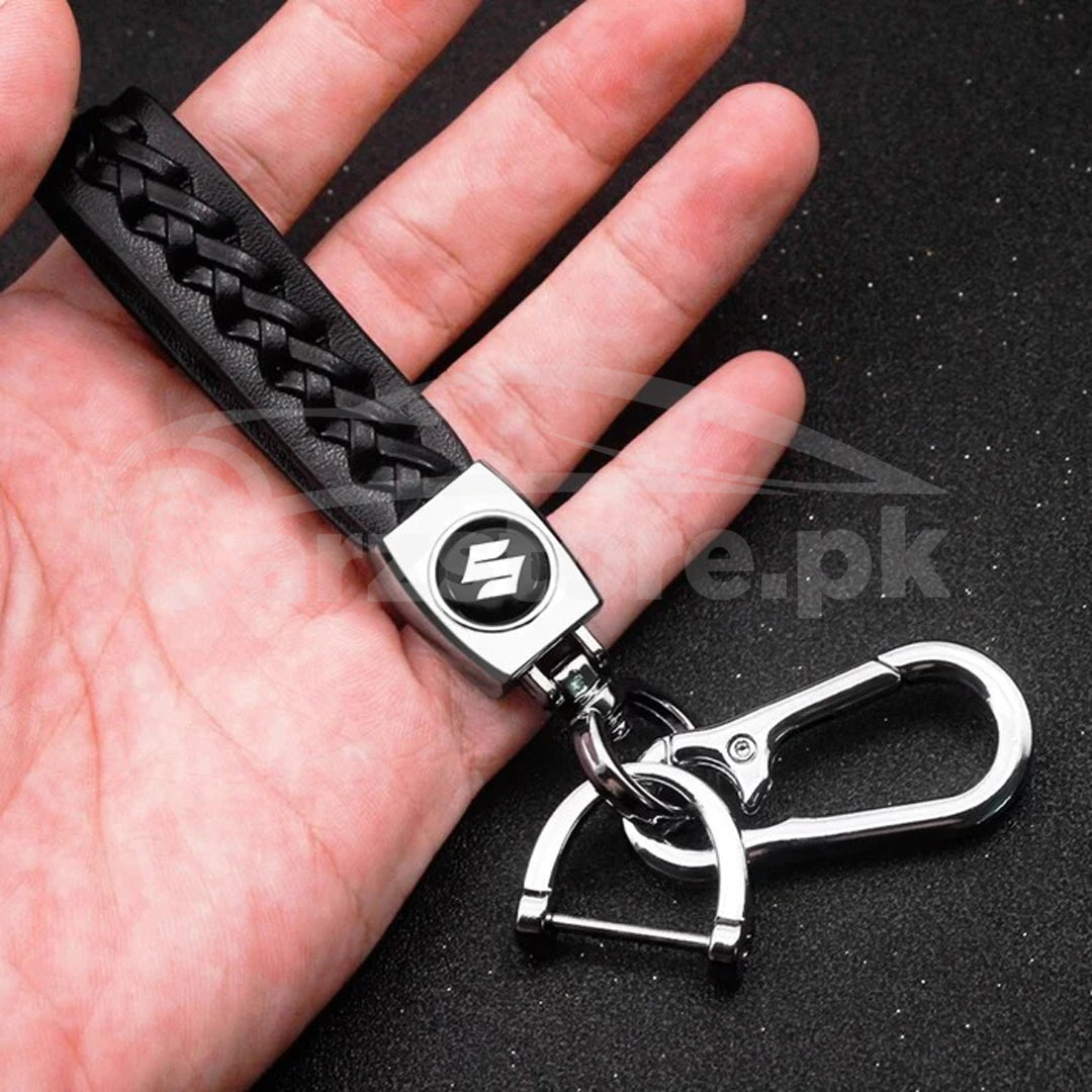 Suzuki Leather Key Chain