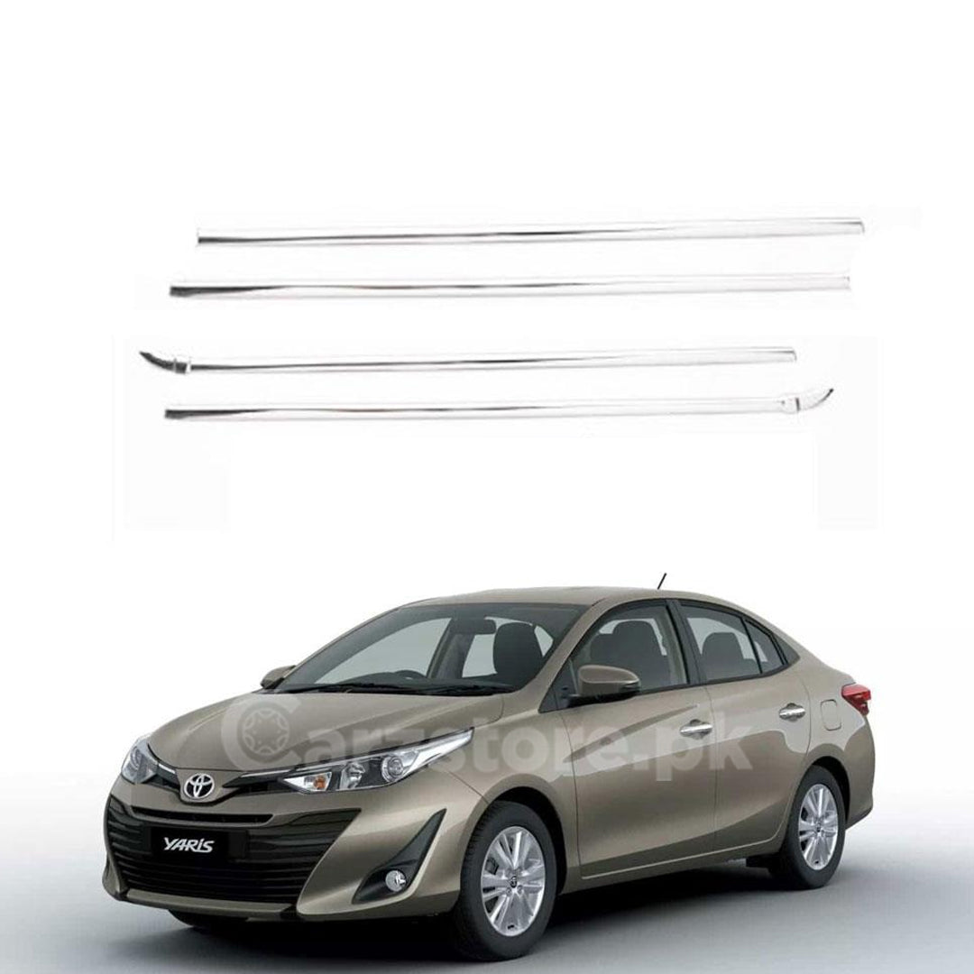 Toyota Yaris Window Chrome Weather Strips